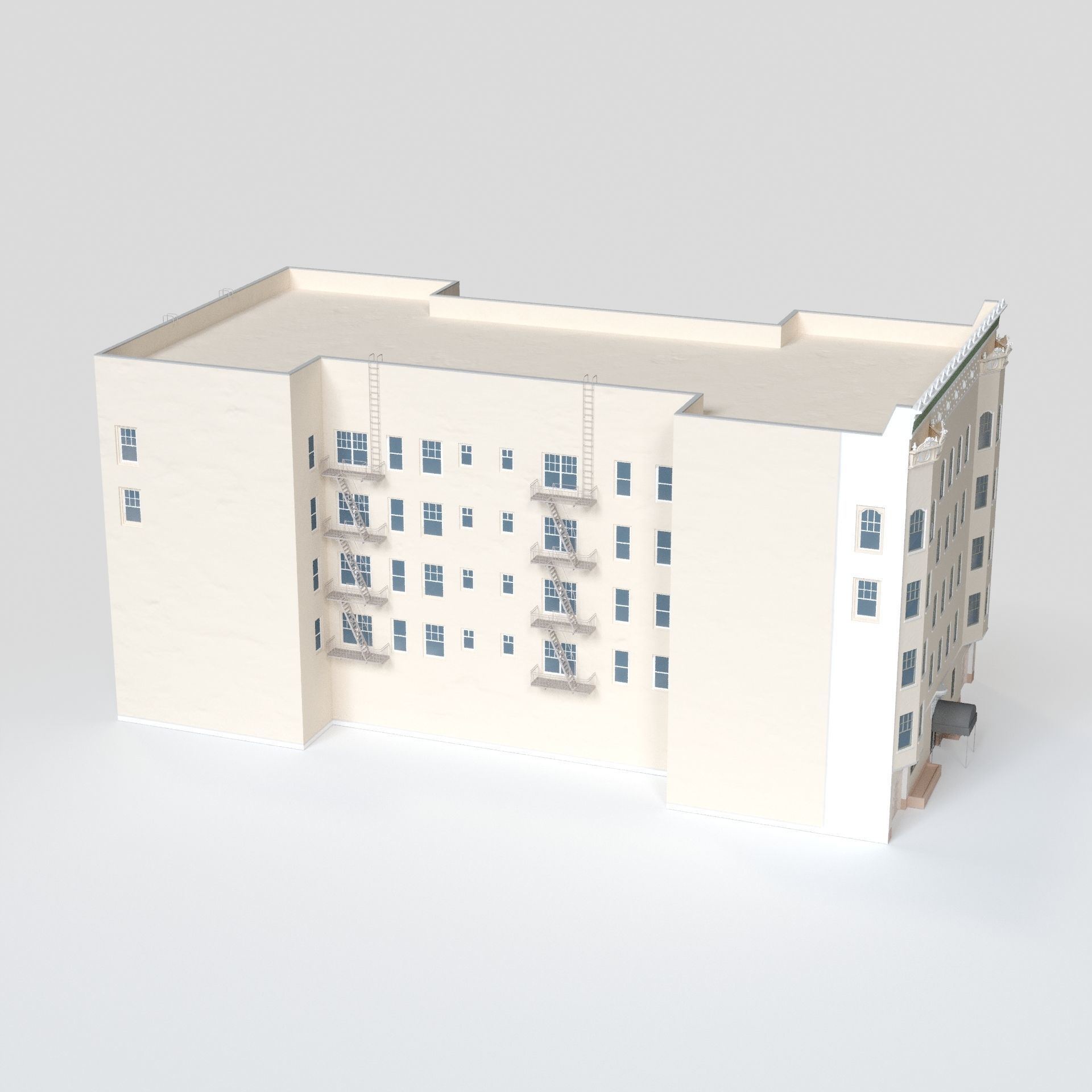 San Francisco Page St Building 3 3D model_3