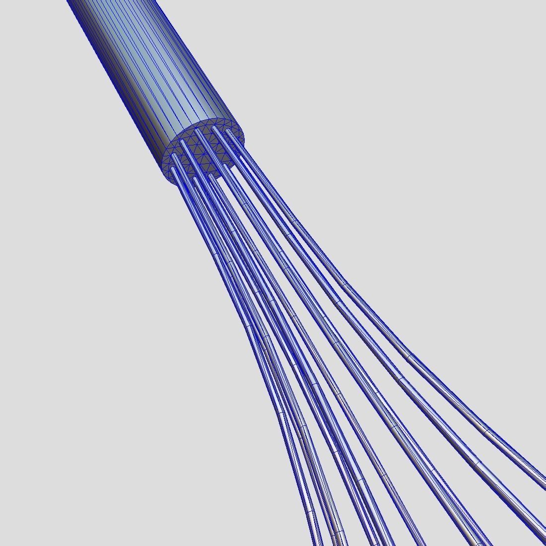 Whisk Low-poly 3D model_12