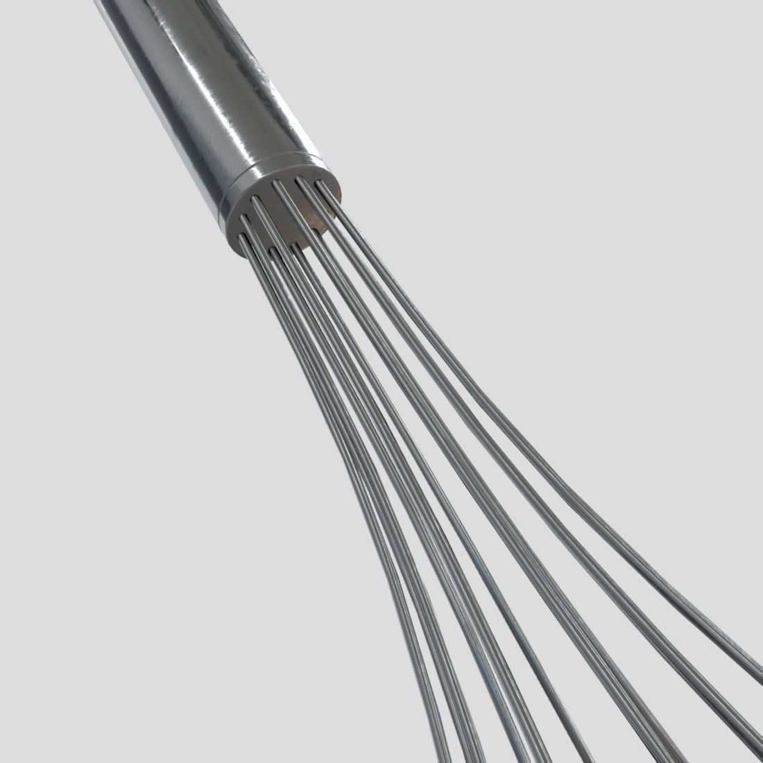 Whisk Low-poly 3D model_11