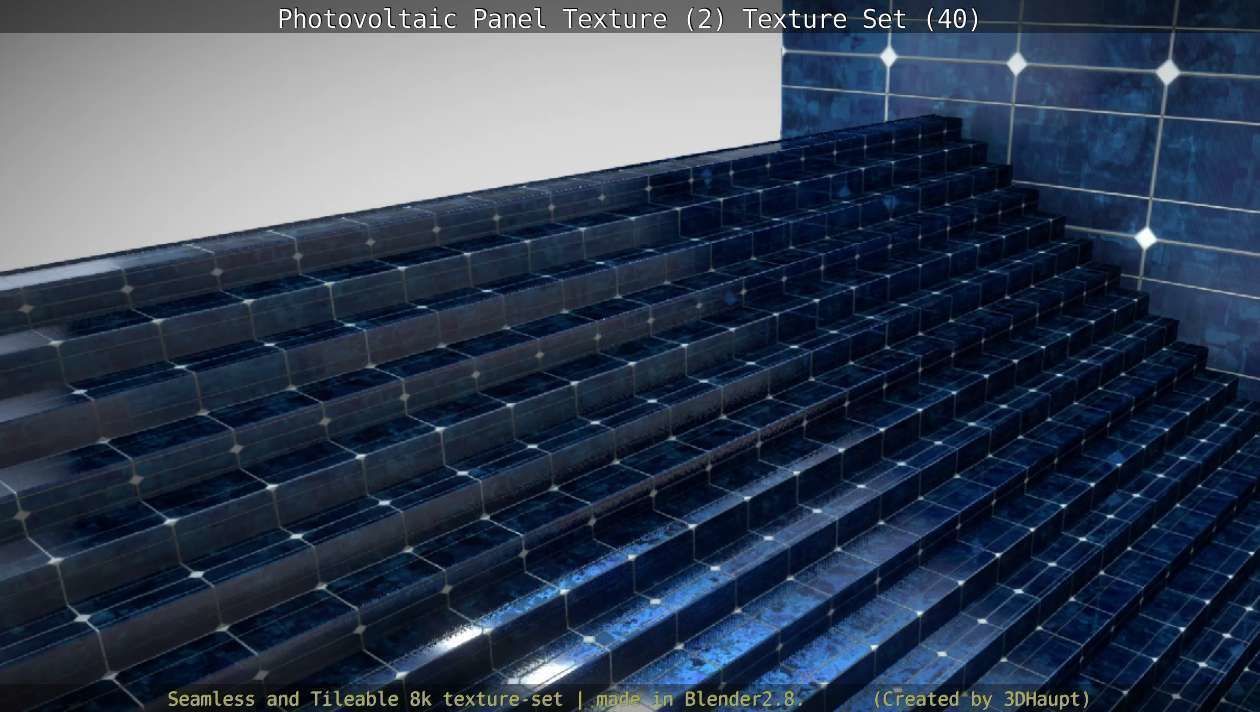 Photovoltaic Panel Texture 2 - Texture Set 40 Texture_90