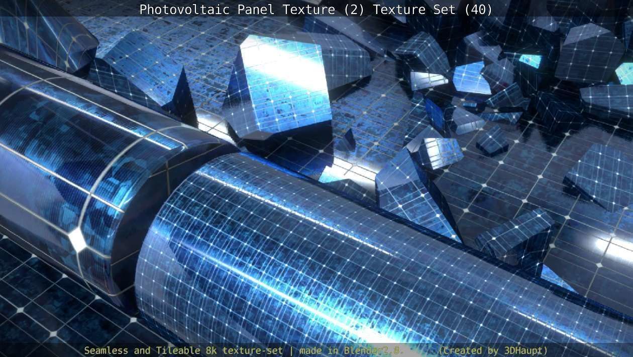 Photovoltaic Panel Texture 2 - Texture Set 40 Texture_137