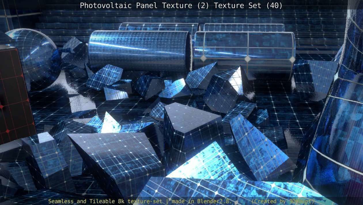 Photovoltaic Panel Texture 2 - Texture Set 40 Texture_22