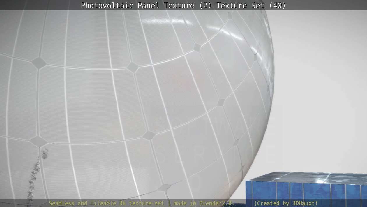 Photovoltaic Panel Texture 2 - Texture Set 40 Texture_112