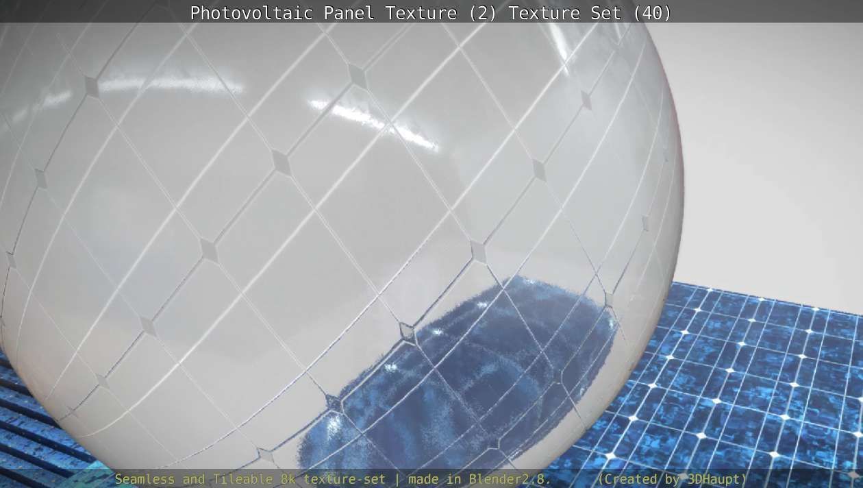 Photovoltaic Panel Texture 2 - Texture Set 40 Texture_122