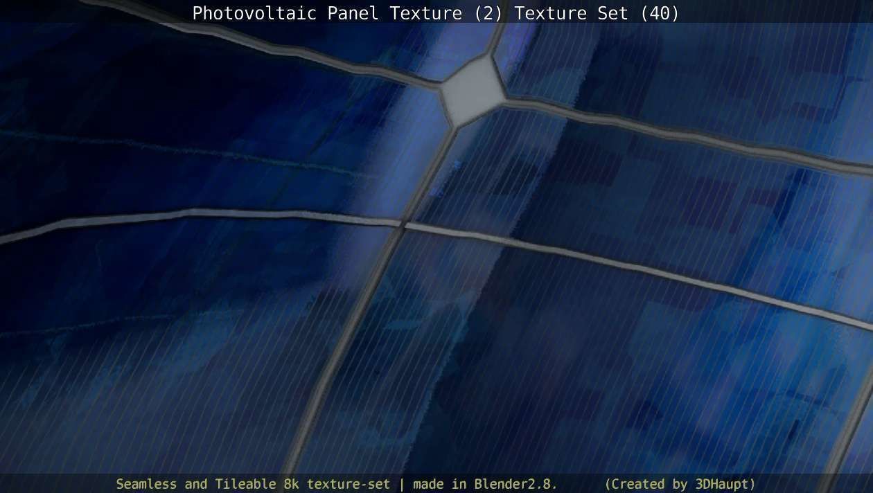 Photovoltaic Panel Texture 2 - Texture Set 40 Texture_54