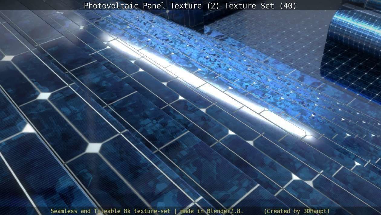 Photovoltaic Panel Texture 2 - Texture Set 40 Texture_111