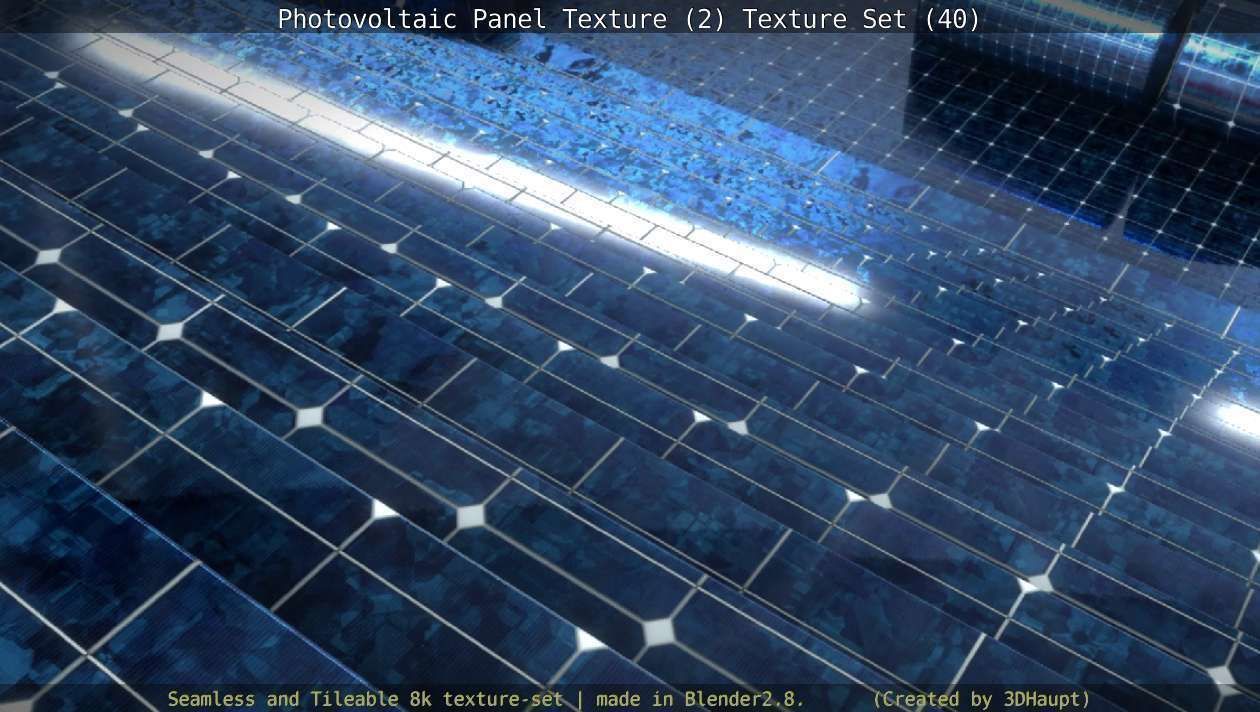 Photovoltaic Panel Texture 2 - Texture Set 40 Texture_113