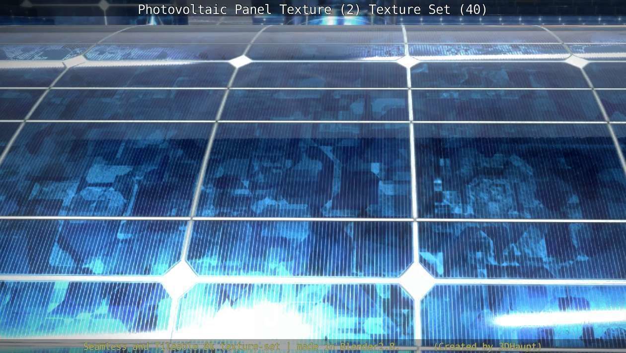 Photovoltaic Panel Texture 2 - Texture Set 40 Texture_69