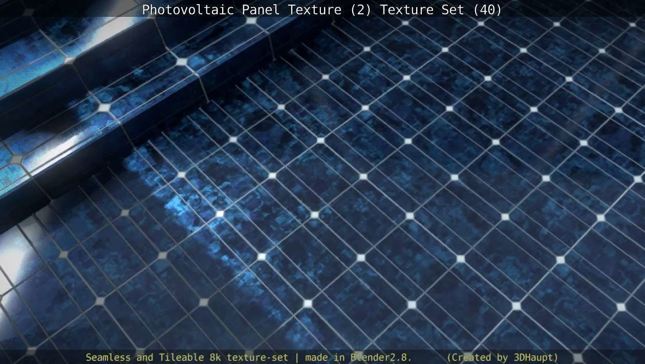 Photovoltaic Panel Texture 2 - Texture Set 40 Texture_47