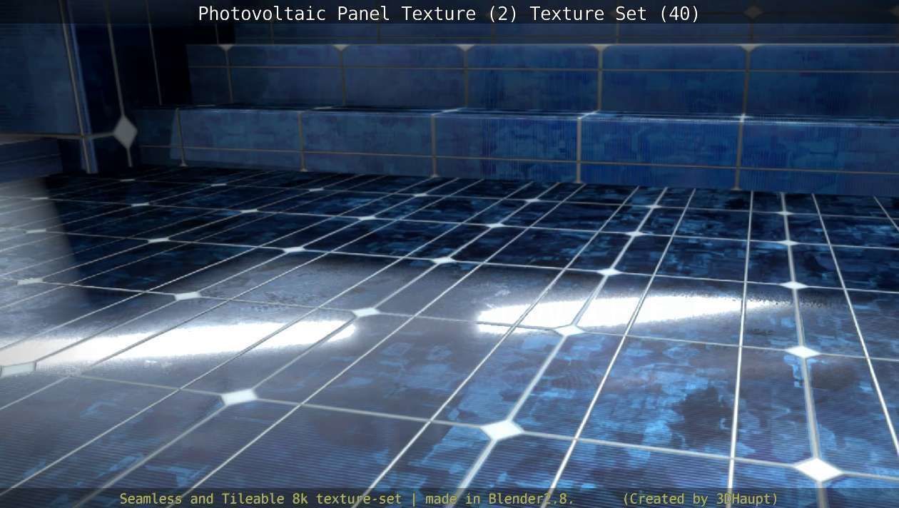 Photovoltaic Panel Texture 2 - Texture Set 40 Texture_42