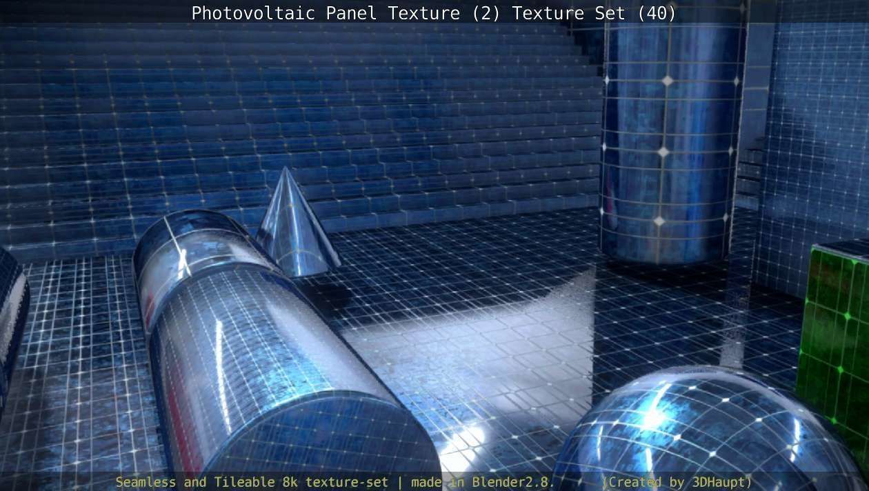 Photovoltaic Panel Texture 2 - Texture Set 40 Texture_41