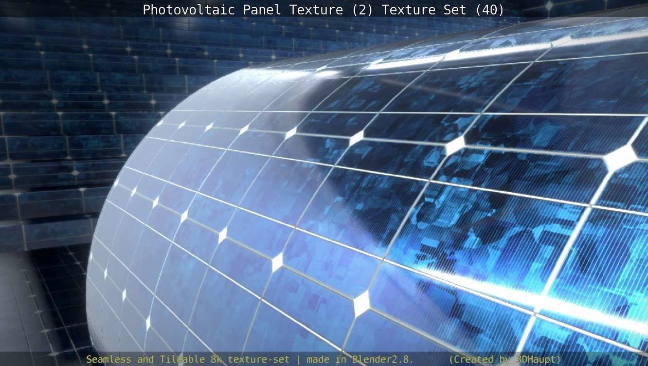 Photovoltaic Panel Texture 2 - Texture Set 40 Texture_79