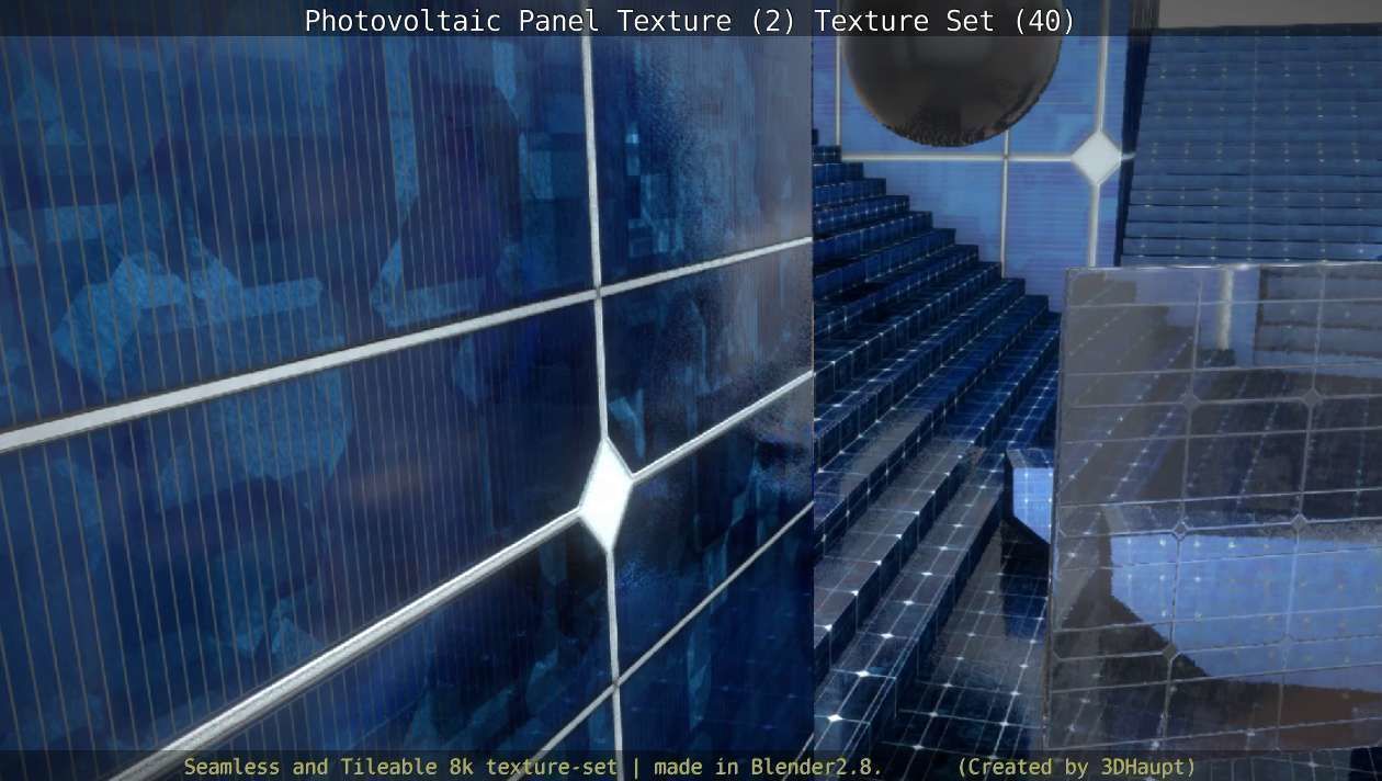 Photovoltaic Panel Texture 2 - Texture Set 40 Texture_99