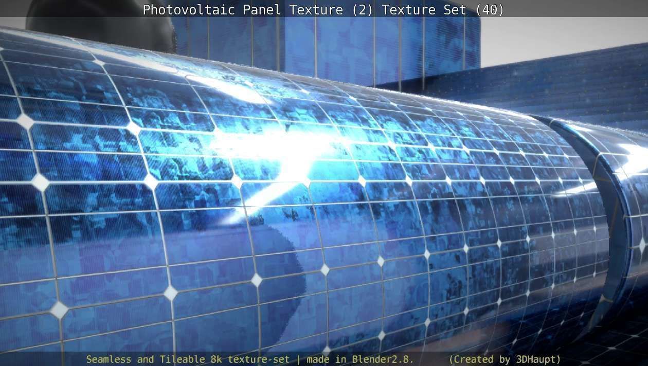 Photovoltaic Panel Texture 2 - Texture Set 40 Texture_72