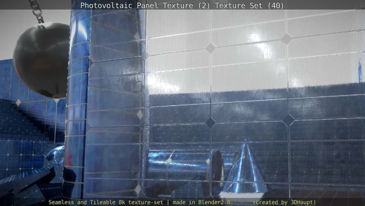 Photovoltaic Panel Texture 2 - Texture Set 40 Texture_62