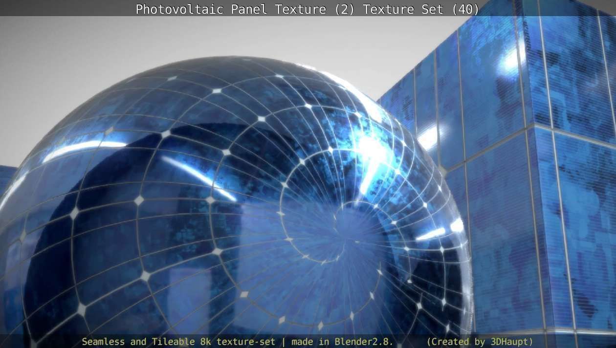 Photovoltaic Panel Texture 2 - Texture Set 40 Texture_78