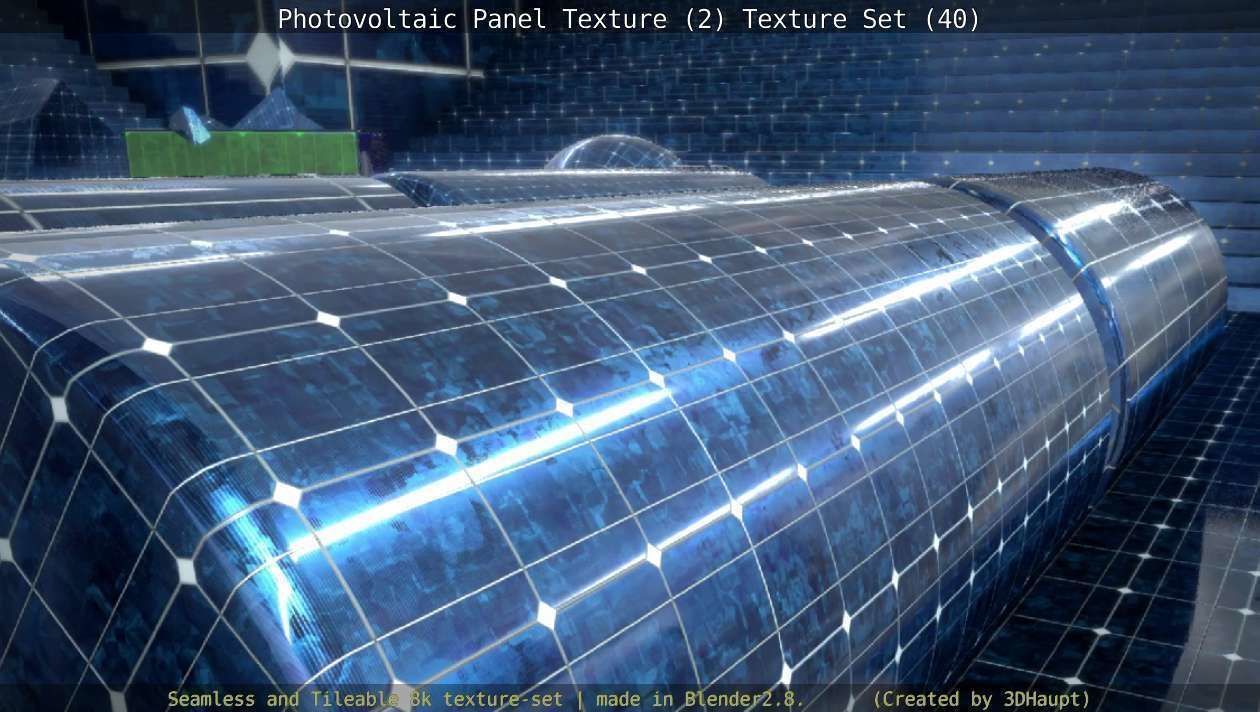 Photovoltaic Panel Texture 2 - Texture Set 40 Texture_123