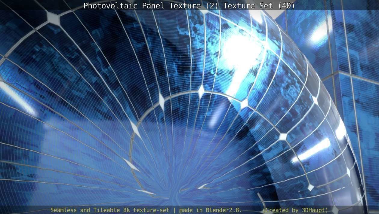 Photovoltaic Panel Texture 2 - Texture Set 40 Texture_95