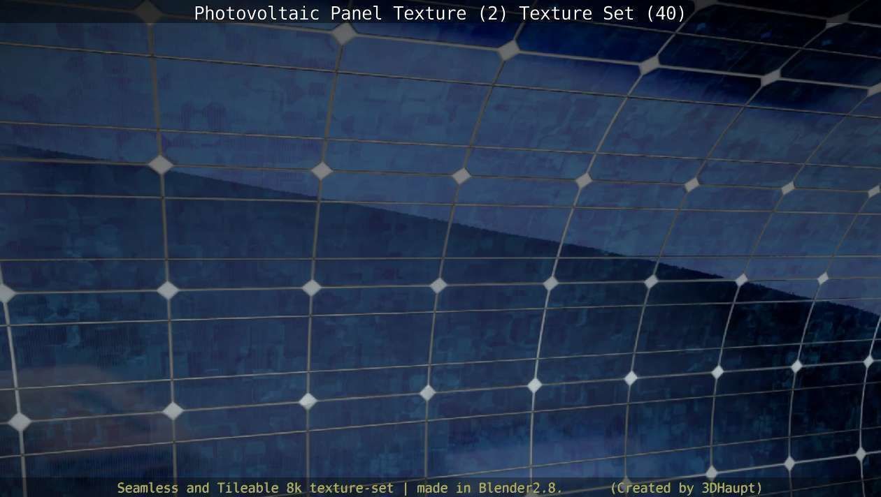 Photovoltaic Panel Texture 2 - Texture Set 40 Texture_81