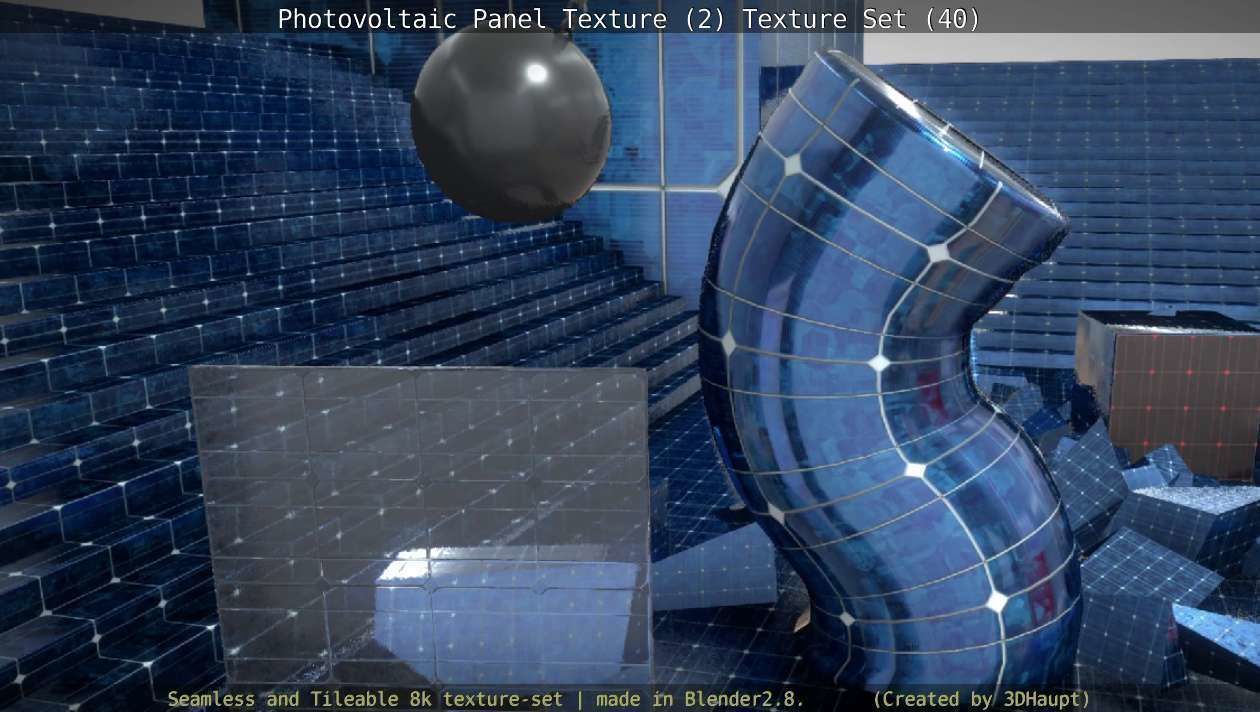 Photovoltaic Panel Texture 2 - Texture Set 40 Texture_101