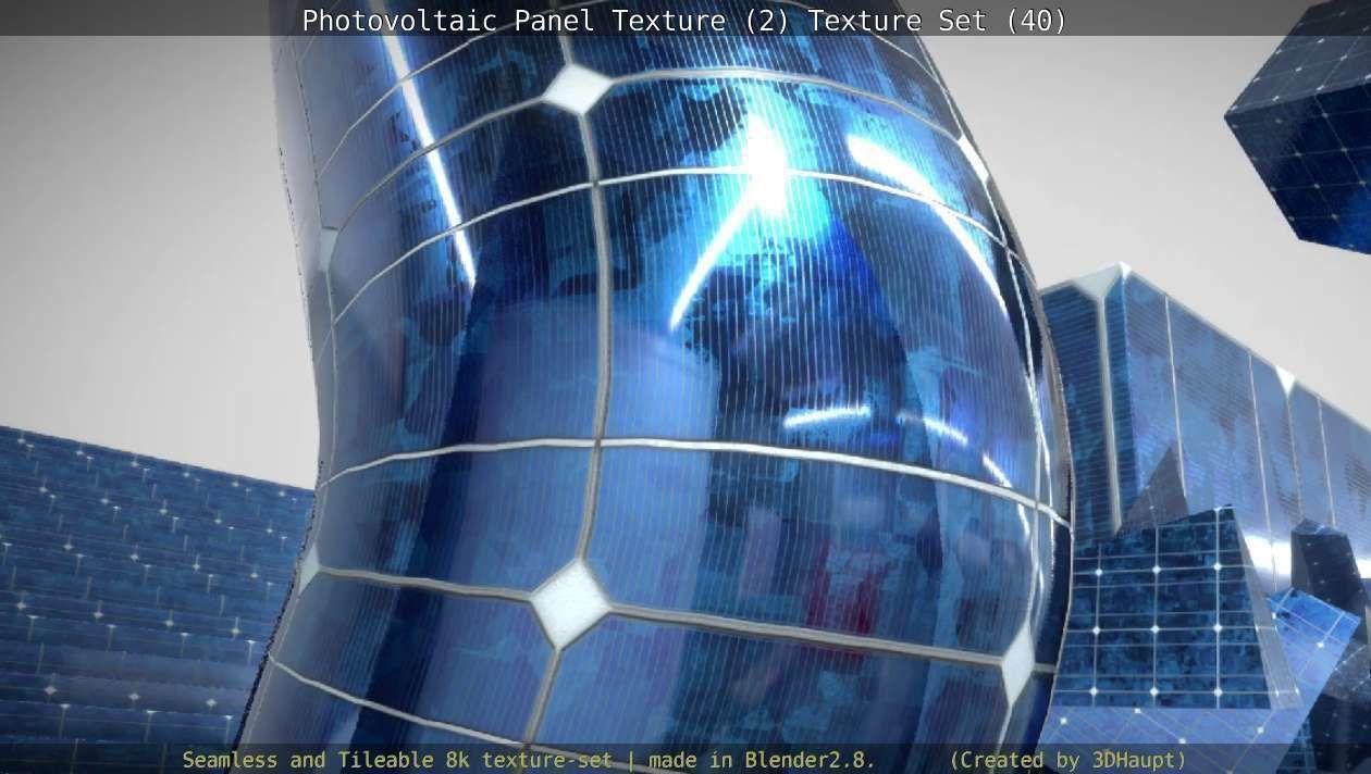 Photovoltaic Panel Texture 2 - Texture Set 40 Texture_73