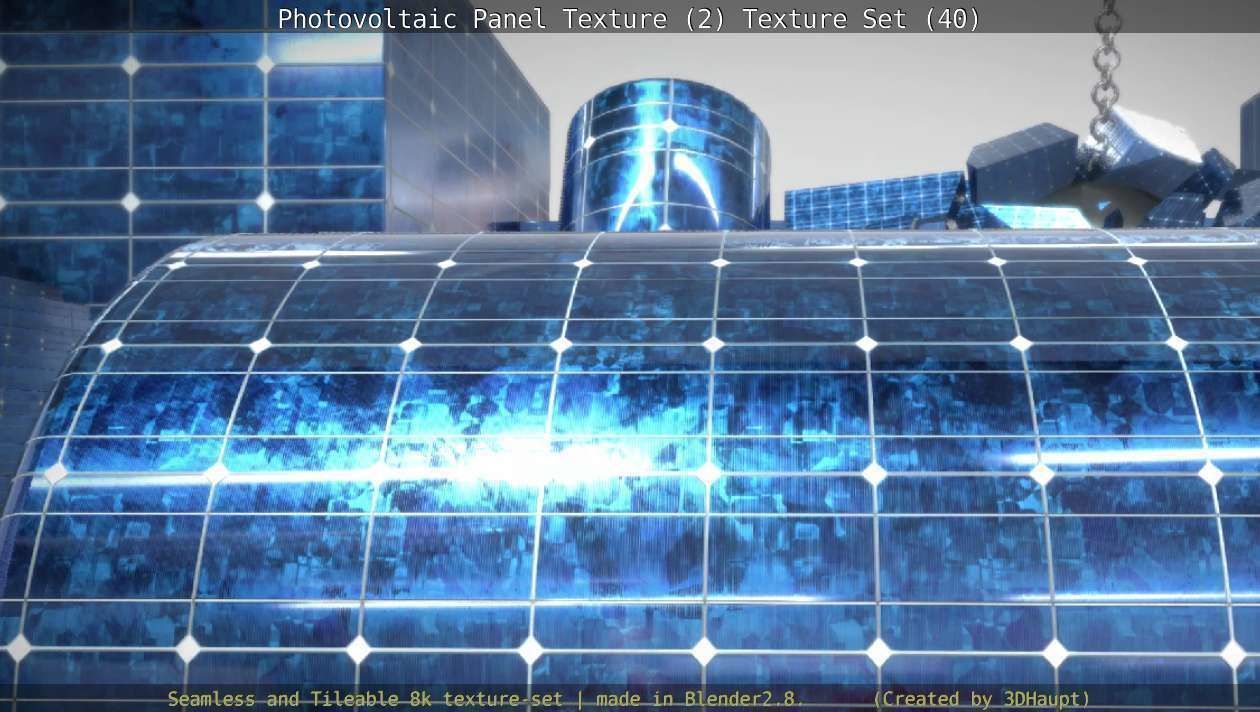 Photovoltaic Panel Texture 2 - Texture Set 40 Texture_84