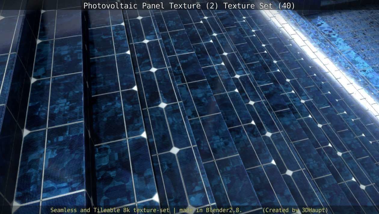 Photovoltaic Panel Texture 2 - Texture Set 40 Texture_14
