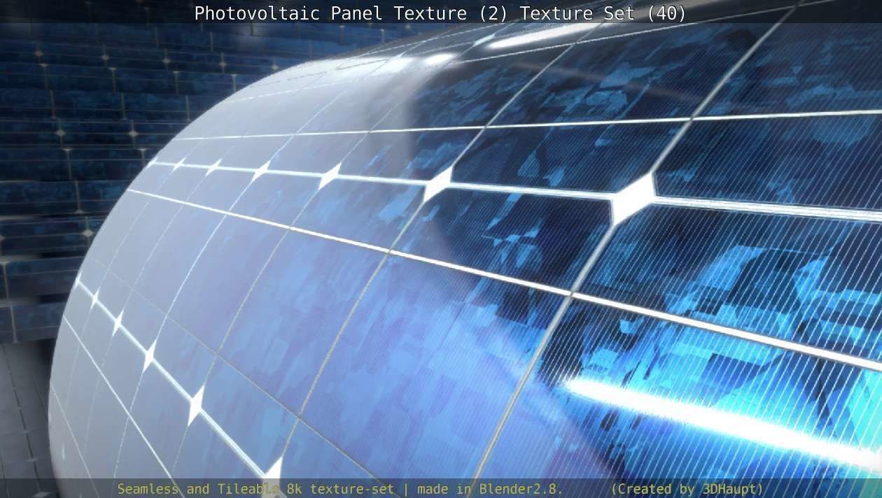 Photovoltaic Panel Texture 2 - Texture Set 40 Texture_71