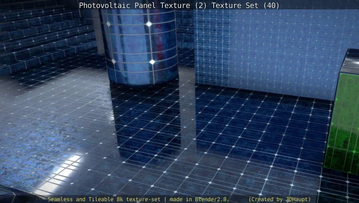 Photovoltaic Panel Texture 2 - Texture Set 40 Texture_49