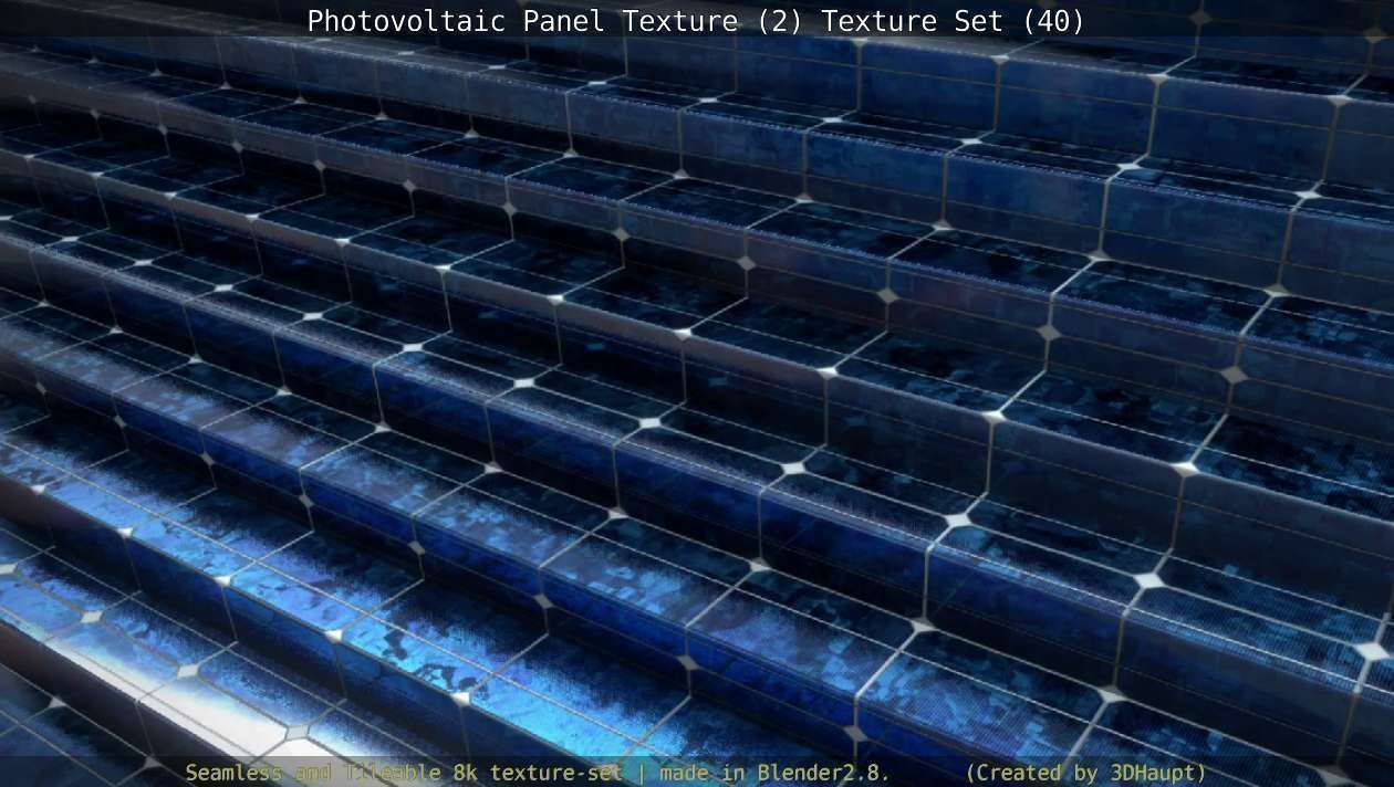 Photovoltaic Panel Texture 2 - Texture Set 40 Texture_110