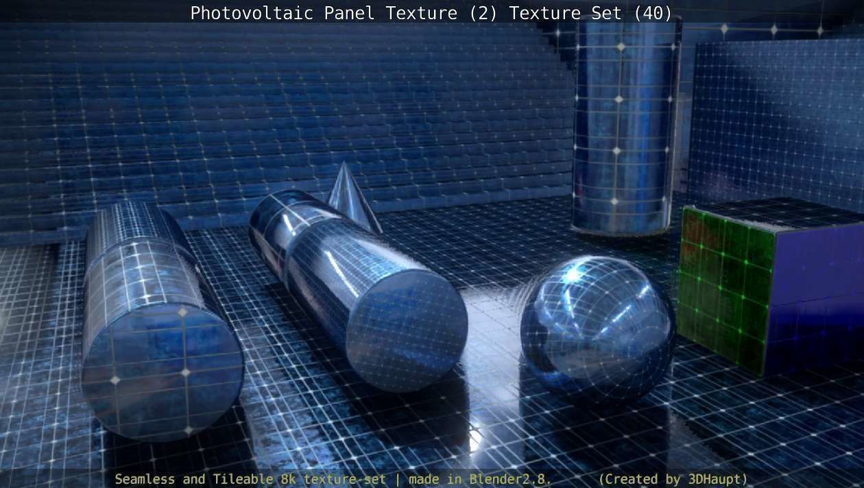 Photovoltaic Panel Texture 2 - Texture Set 40 Texture_45
