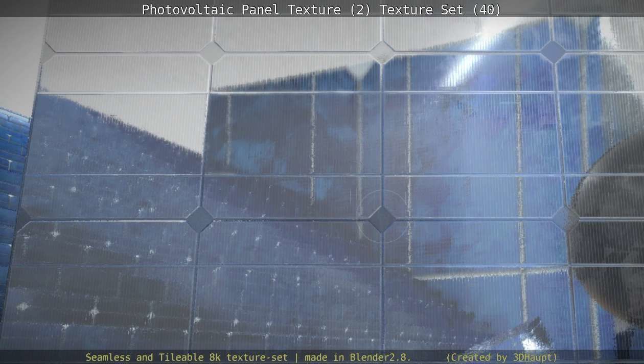Photovoltaic Panel Texture 2 - Texture Set 40 Texture_129