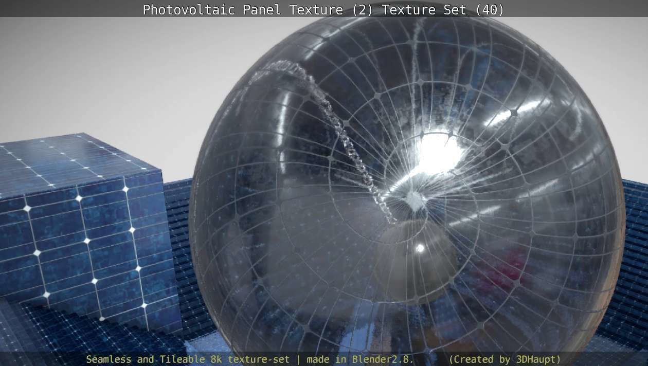 Photovoltaic Panel Texture 2 - Texture Set 40 Texture_100