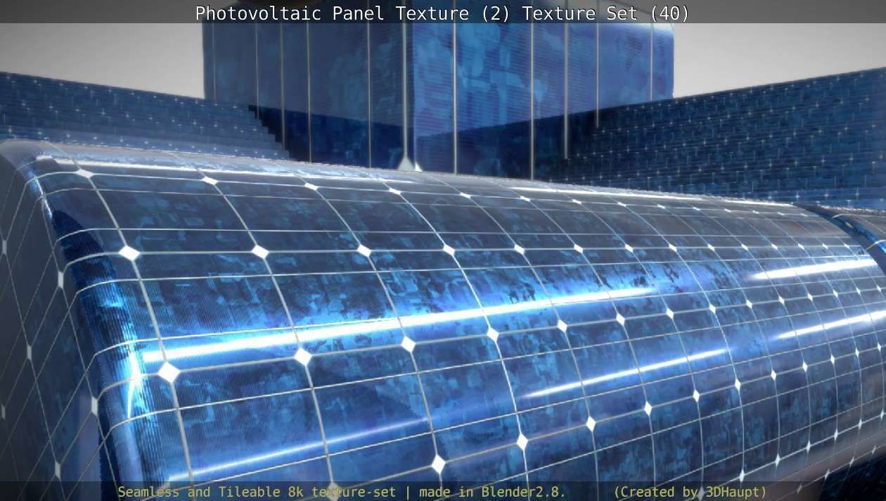 Photovoltaic Panel Texture 2 - Texture Set 40 Texture_121