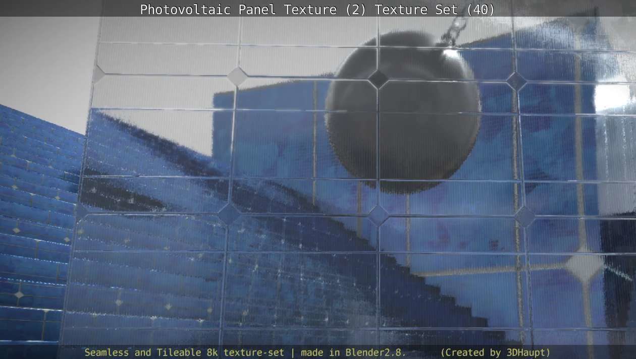 Photovoltaic Panel Texture 2 - Texture Set 40 Texture_58