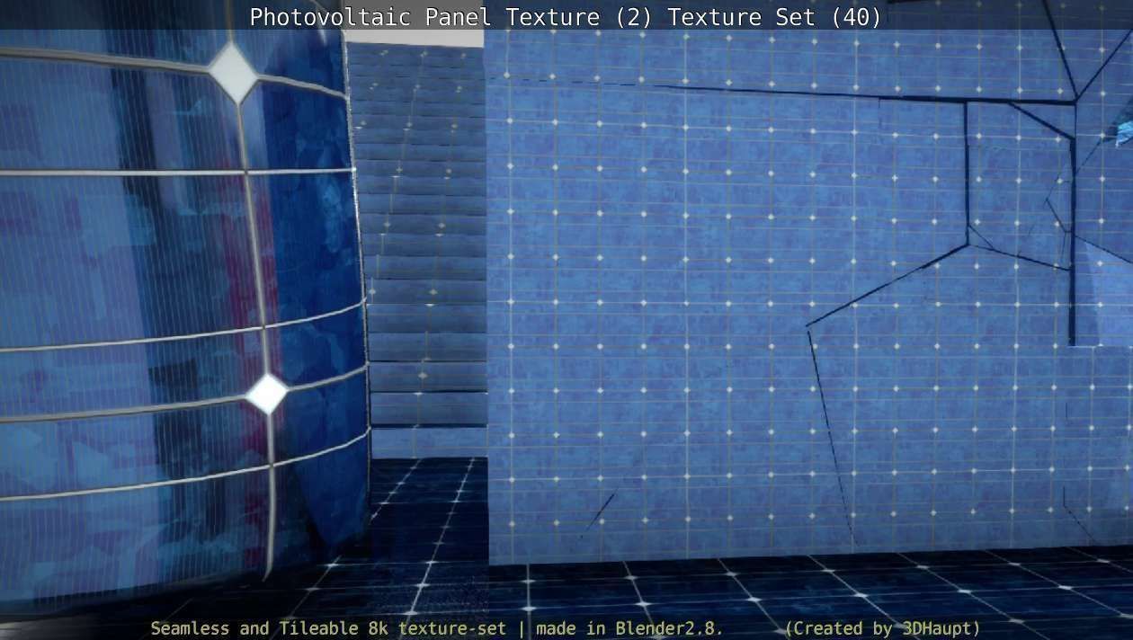 Photovoltaic Panel Texture 2 - Texture Set 40 Texture_52