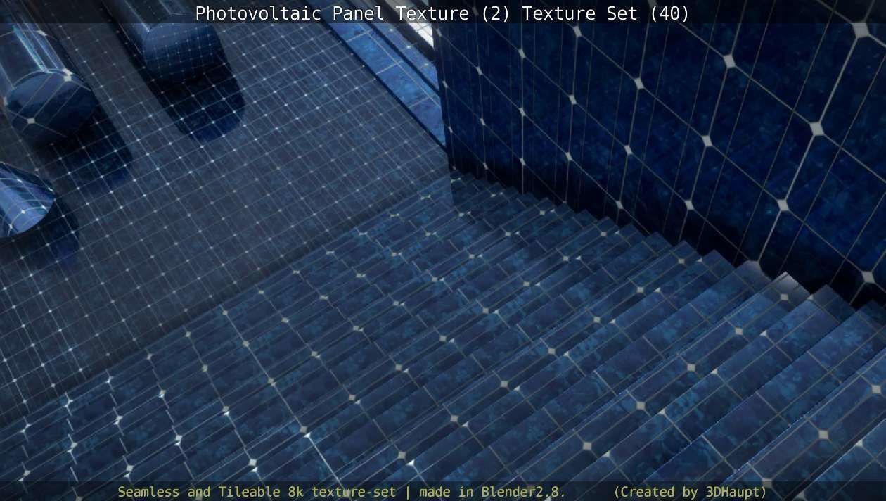 Photovoltaic Panel Texture 2 - Texture Set 40 Texture_94