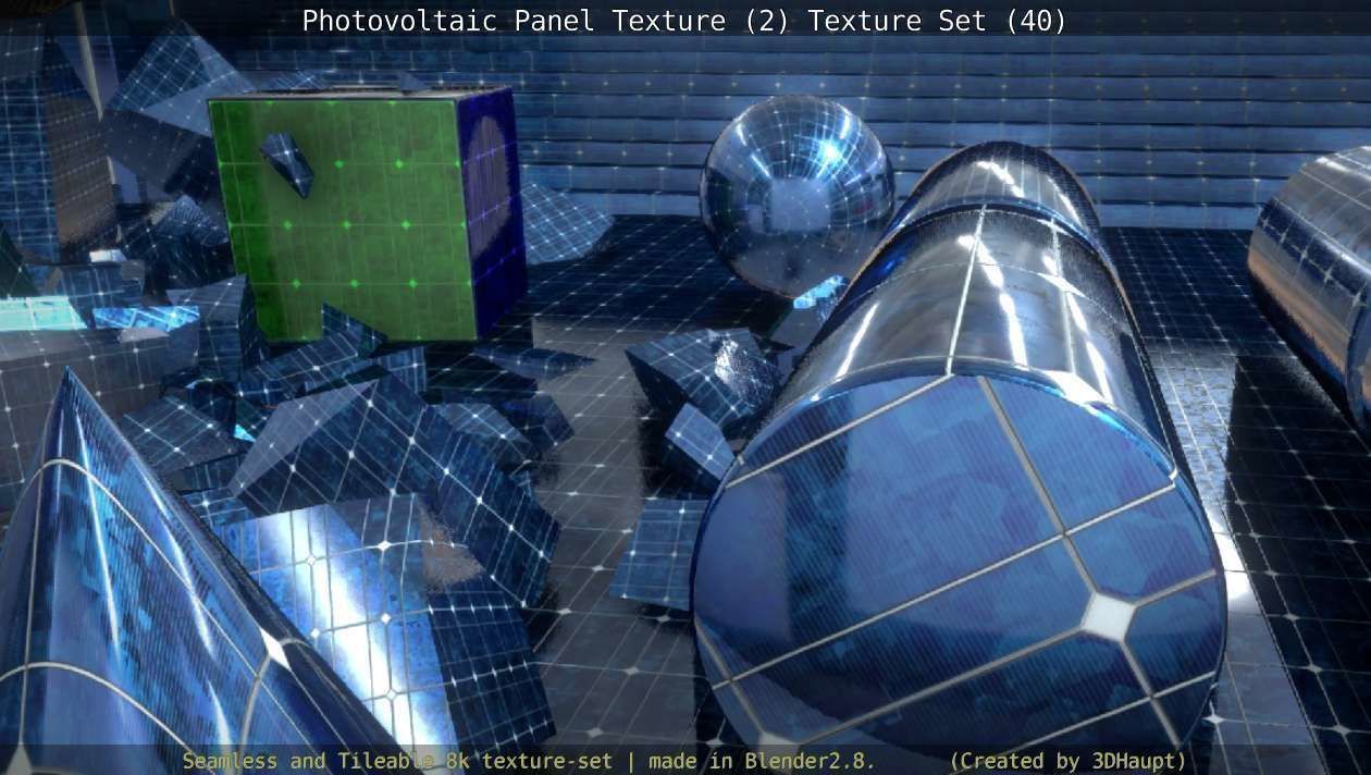 Photovoltaic Panel Texture 2 - Texture Set 40 Texture_126