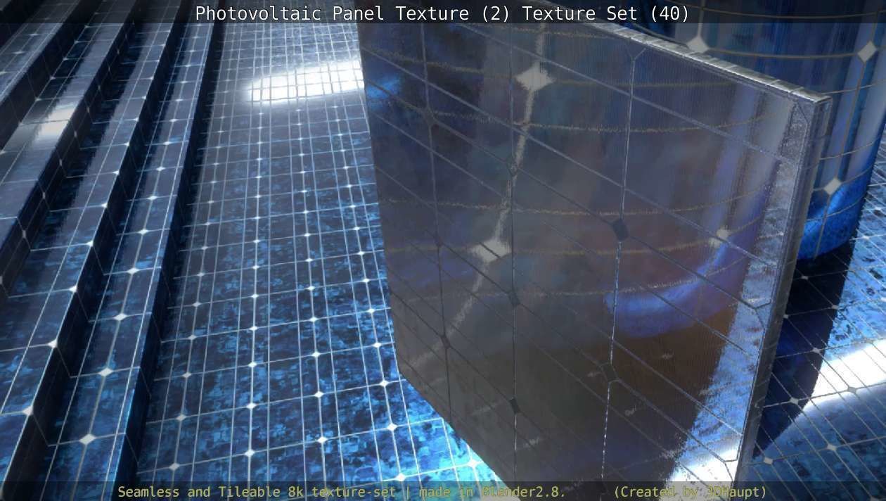 Photovoltaic Panel Texture 2 - Texture Set 40 Texture_63