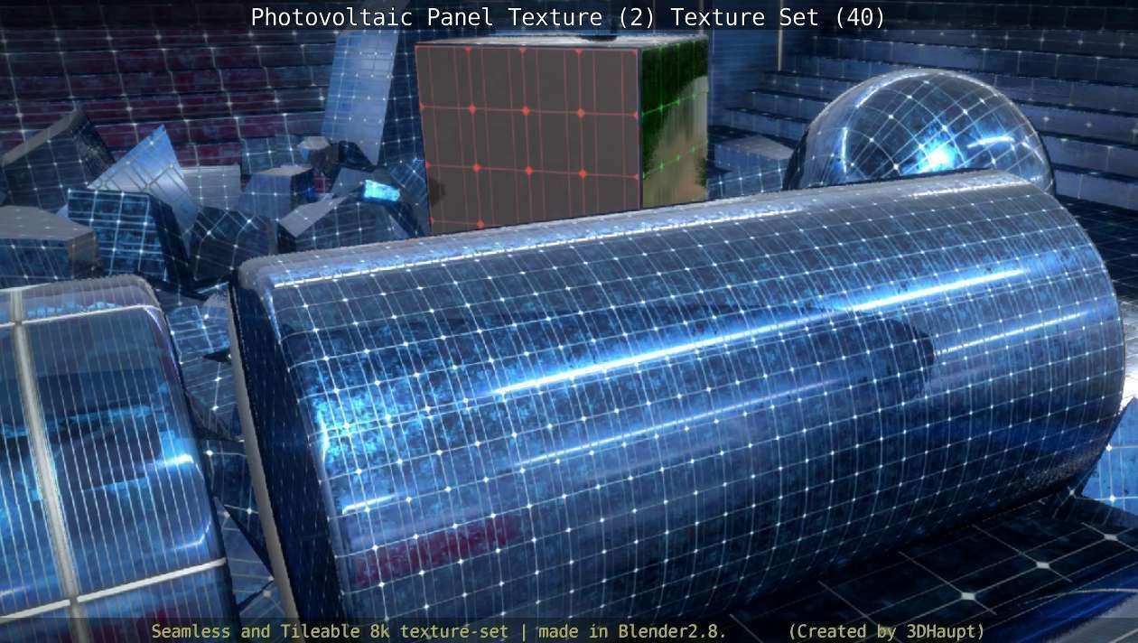 Photovoltaic Panel Texture 2 - Texture Set 40 Texture_141