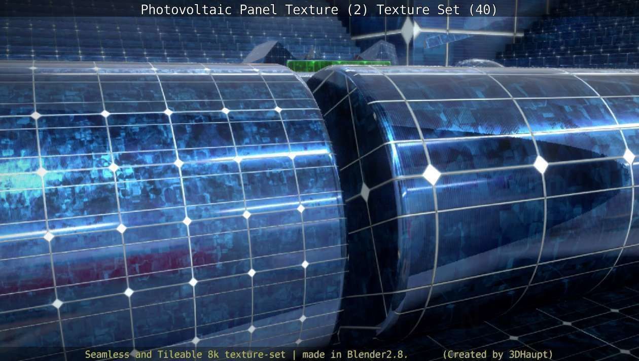 Photovoltaic Panel Texture 2 - Texture Set 40 Texture_118
