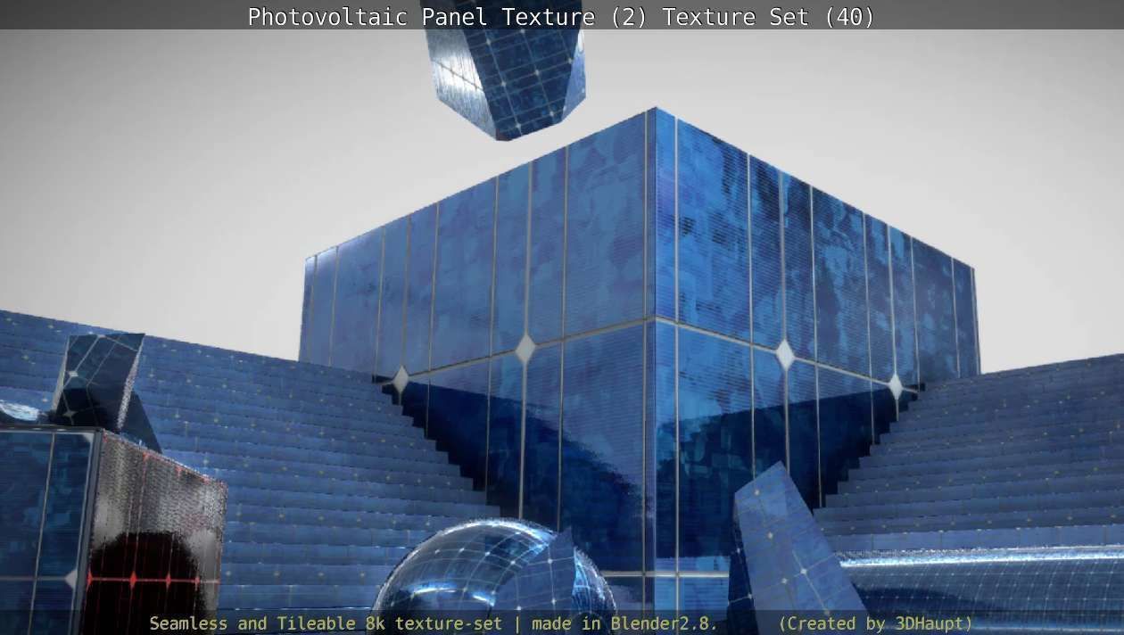 Photovoltaic Panel Texture 2 - Texture Set 40 Texture_75