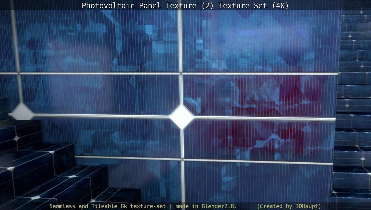 Photovoltaic Panel Texture 2 - Texture Set 40 Texture_97