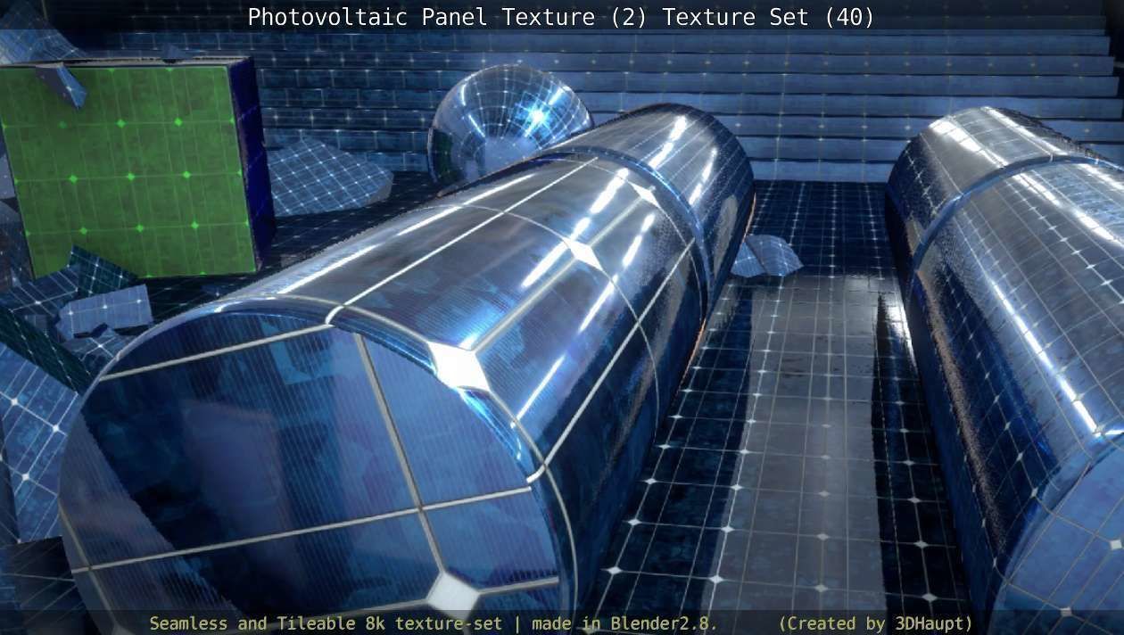 Photovoltaic Panel Texture 2 - Texture Set 40 Texture_124