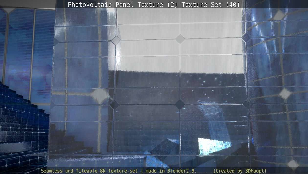 Photovoltaic Panel Texture 2 - Texture Set 40 Texture_61