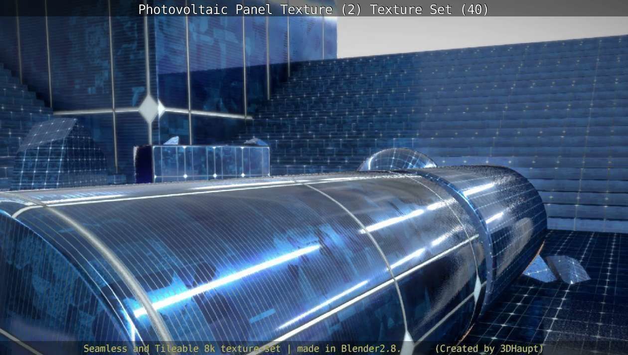 Photovoltaic Panel Texture 2 - Texture Set 40 Texture_135