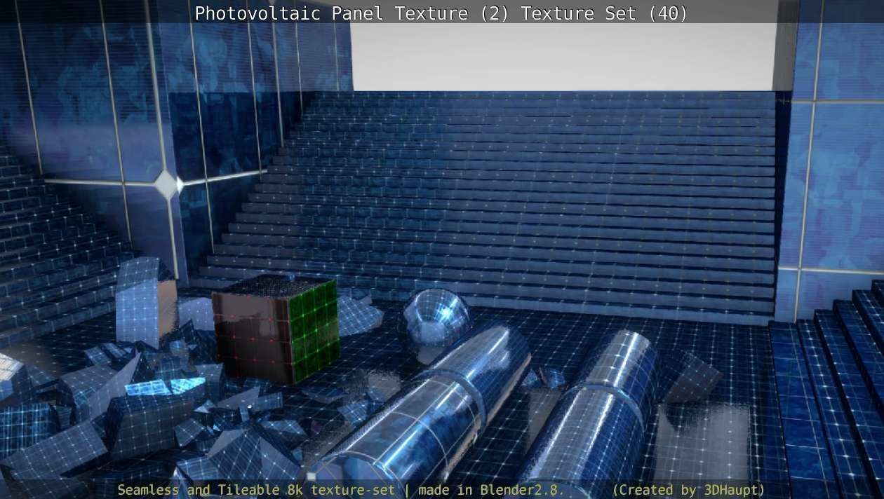 Photovoltaic Panel Texture 2 - Texture Set 40 Texture_102