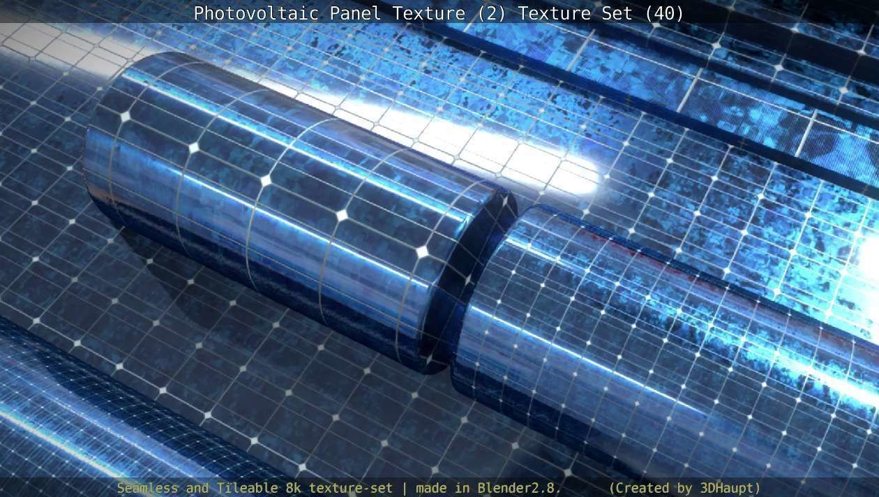 Photovoltaic Panel Texture 2 - Texture Set 40 Texture_33