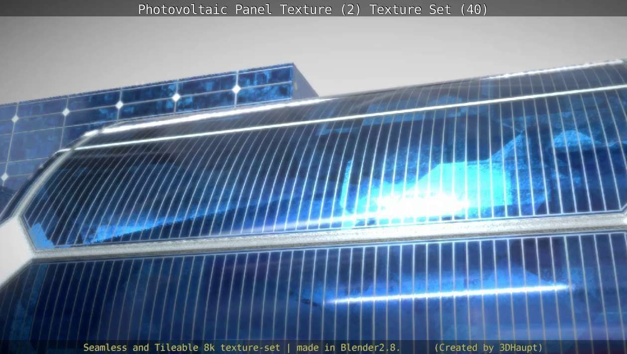 Photovoltaic Panel Texture 2 - Texture Set 40 Texture_86