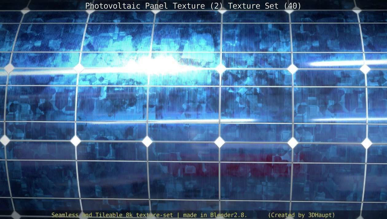 Photovoltaic Panel Texture 2 - Texture Set 40 Texture_24